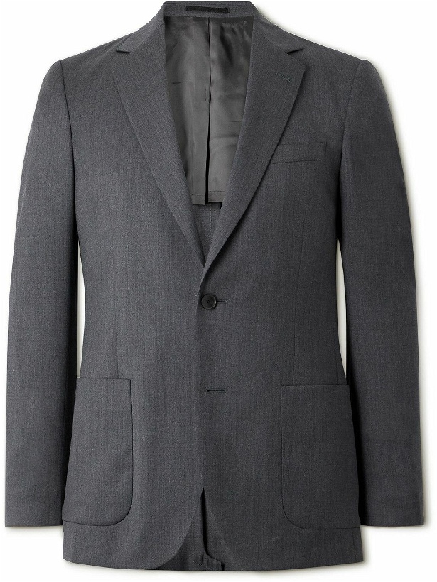Photo: Mr P. - Slim-Fit Wool-Twill Suit Jacket - Gray