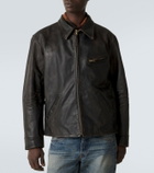 RRL Lynton leather biker jacket