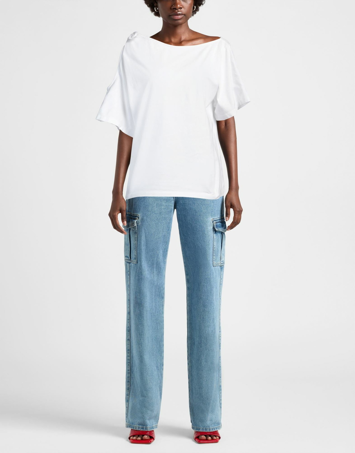 Nude Womens Top in White