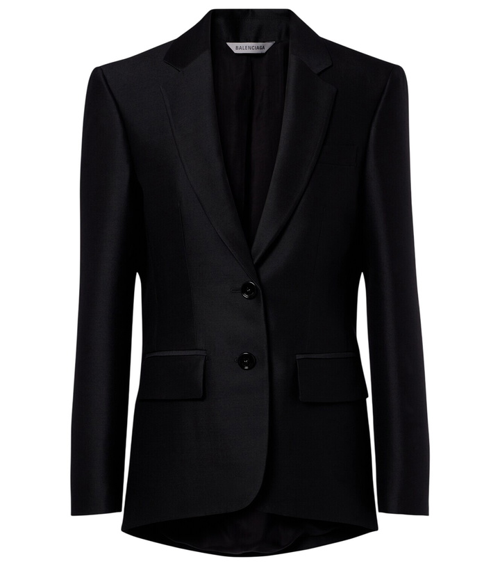 Photo: Balenciaga Wool and silk blazer