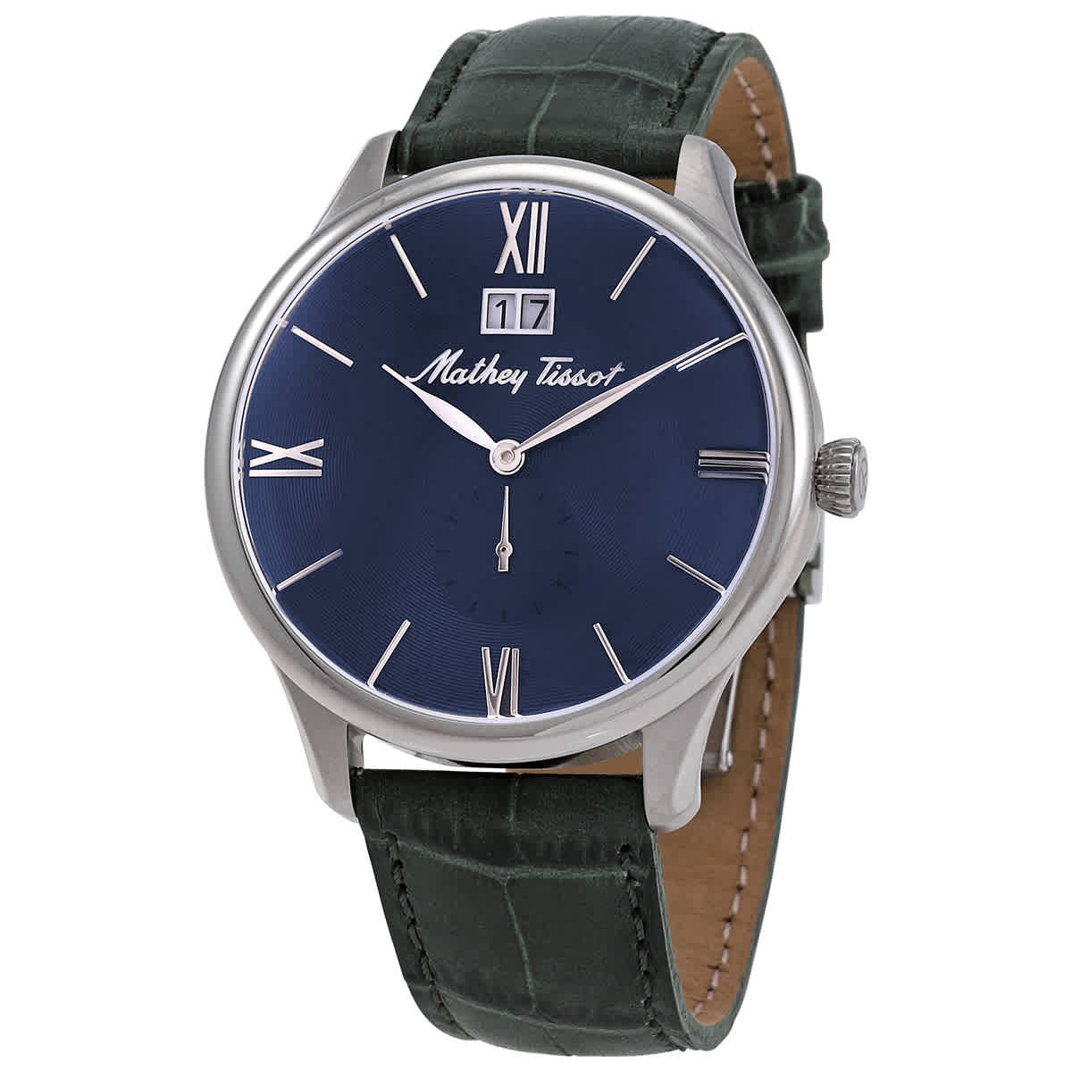 Mathey-Tissot Edmond Quartz Blue Dial Mens Watch H1886QAS Mathey