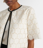 Valentino Embroidered cotton jacket
