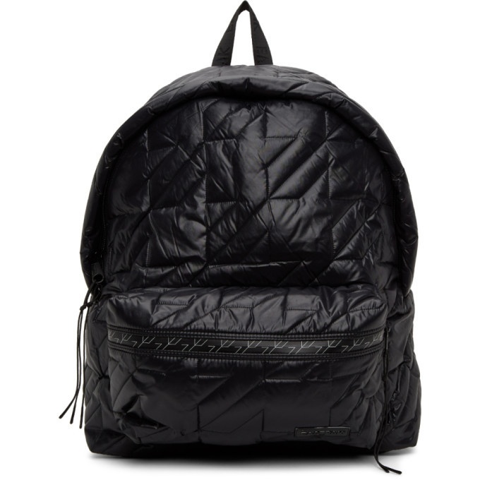 Photo: Eastpak Black Puffa Padded Backpack