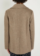 Tory Burch Wool-twill Jacket Light Brown