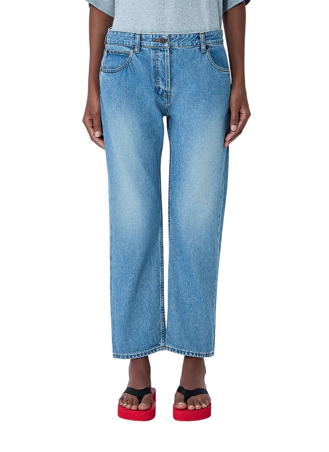 The Row Blue Frannie Denim Shirt The Row