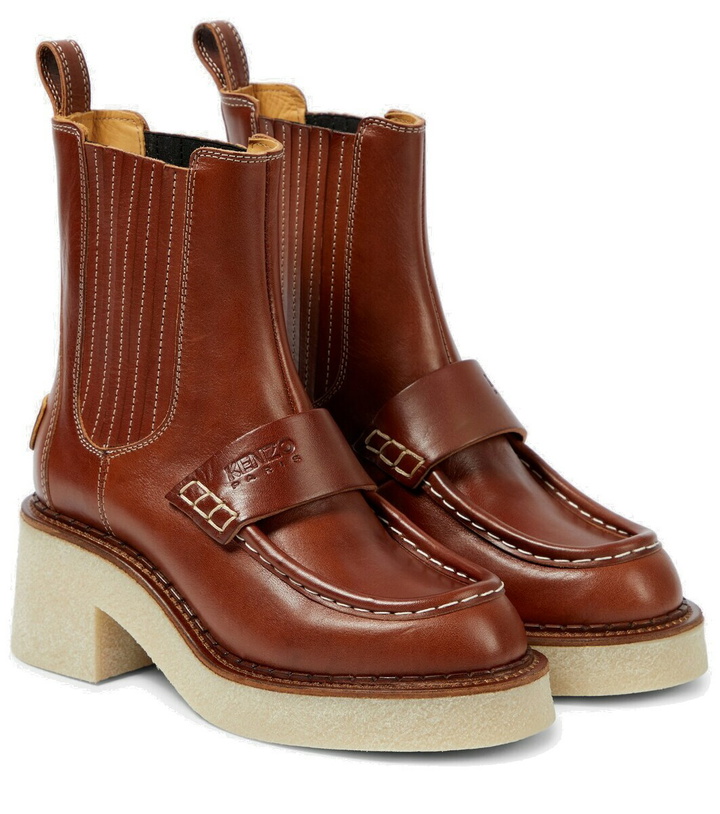 Photo: Kenzo Leather ankle boots