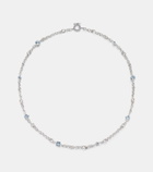 Spinelli Kilcollin Gravity Estrella sterling silver necklace with aquamarines