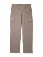 Mr P. - Edward Straight-Leg Organic Cotton-Blend Ripstop Cargo Trousers - Brown