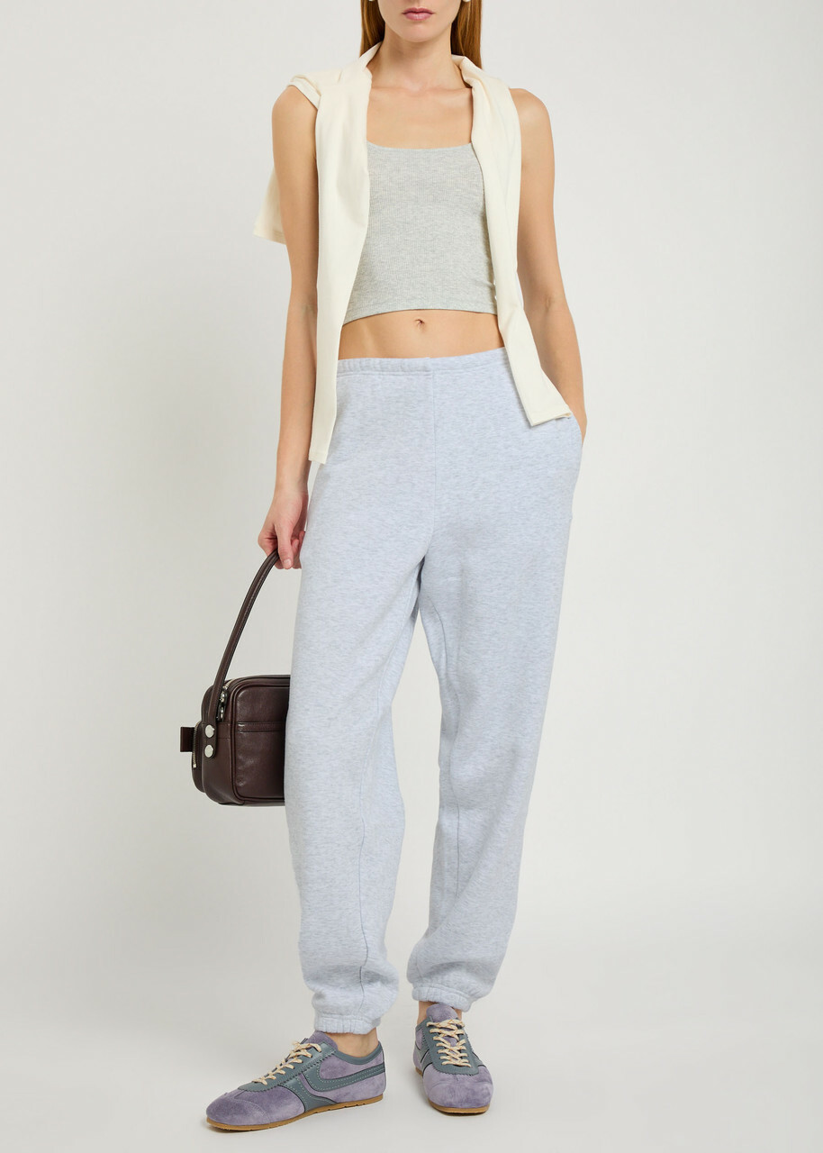Skims Cotton-blend Sweatpants Light Grey