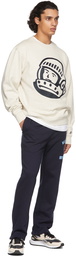 Billionaire Boys Club Beige Chainstitch Astro Logo Sweatshirt