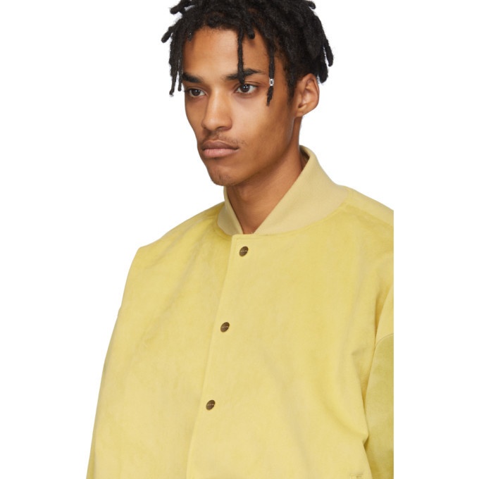 Fear of God Yellow Suede Sixth Collection Varsity Jacket Fear Of God