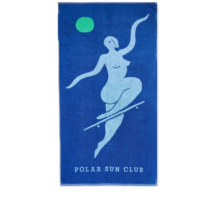 Photo: Polar Skate Co. Men's No Complies Forever Towel in Egyptian Blue