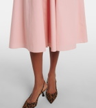 Emilia Wickstead Rubie belted cotton midi dress