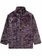 Needles - Oversized Faux Fur Coat - Purple