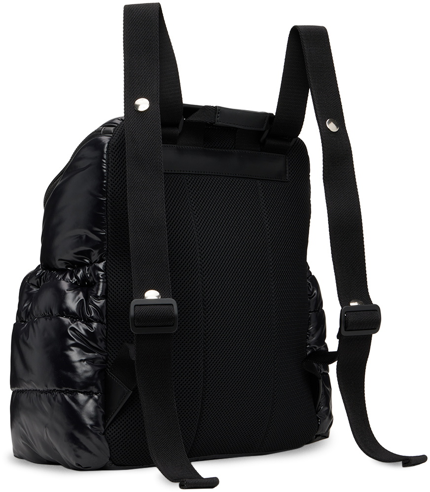 Moncler Enfant Baby Black Logo Patch Mommy Changing Backpack