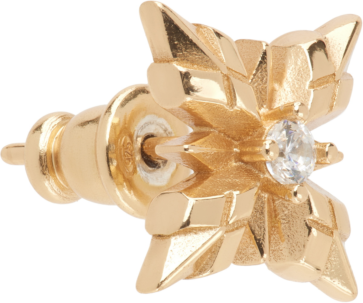 Emanuele Bicocchi Crest Crystal Single Earring