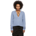 Georgia Alice Blue Open Polo Sweater