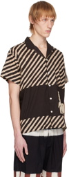 HARAGO Black Stripe Shirt