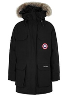 Canada Goose Expedition Black Fur-trimmed Arctic-tech Parka, Coat