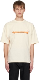 Saintwoods Beige 'Inc.' T-Shirt
