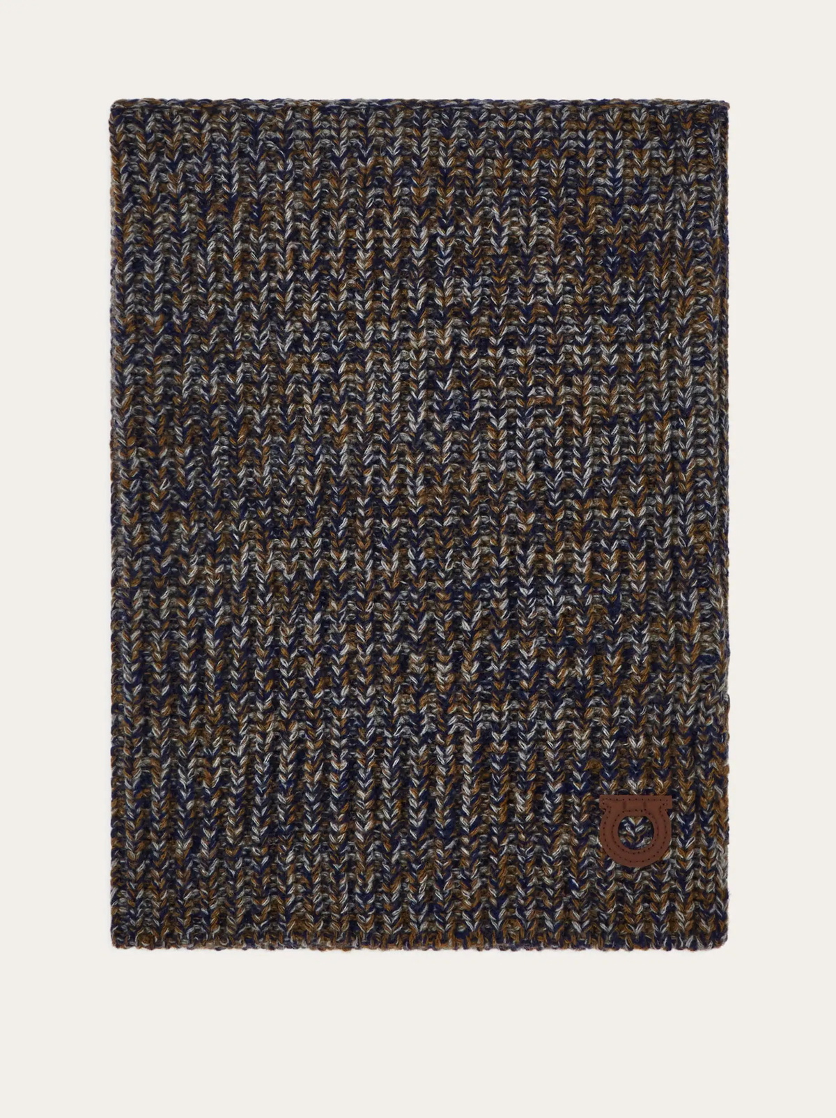 Ferragamo Mens Cowl scarf in Blue