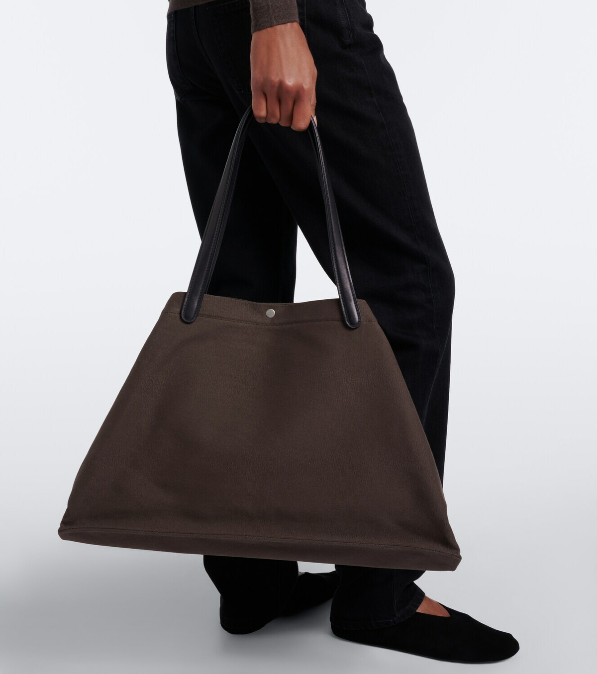 The Row Idaho Large canvas tote bag