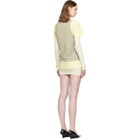 WARDROBE.NYC Beige & Yellow Layered Minidress Set
