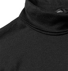 Theory - Slim-Fit Cotton and Cashmere-Blend Rollneck T-Shirt - Black