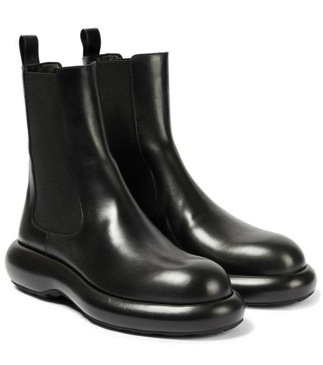 ★JILL BY JILLSTUART★送料込み★人気★PLATFORM CHELSEA BOOTS Jil Sander - Leather platform Chelsea boots Jil Sander