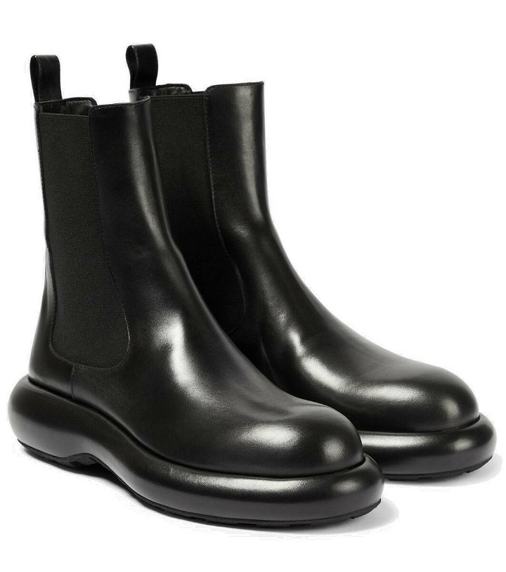 Photo: Jil Sander Leather Chelsea boots