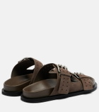 A.Emery Leon suede slides