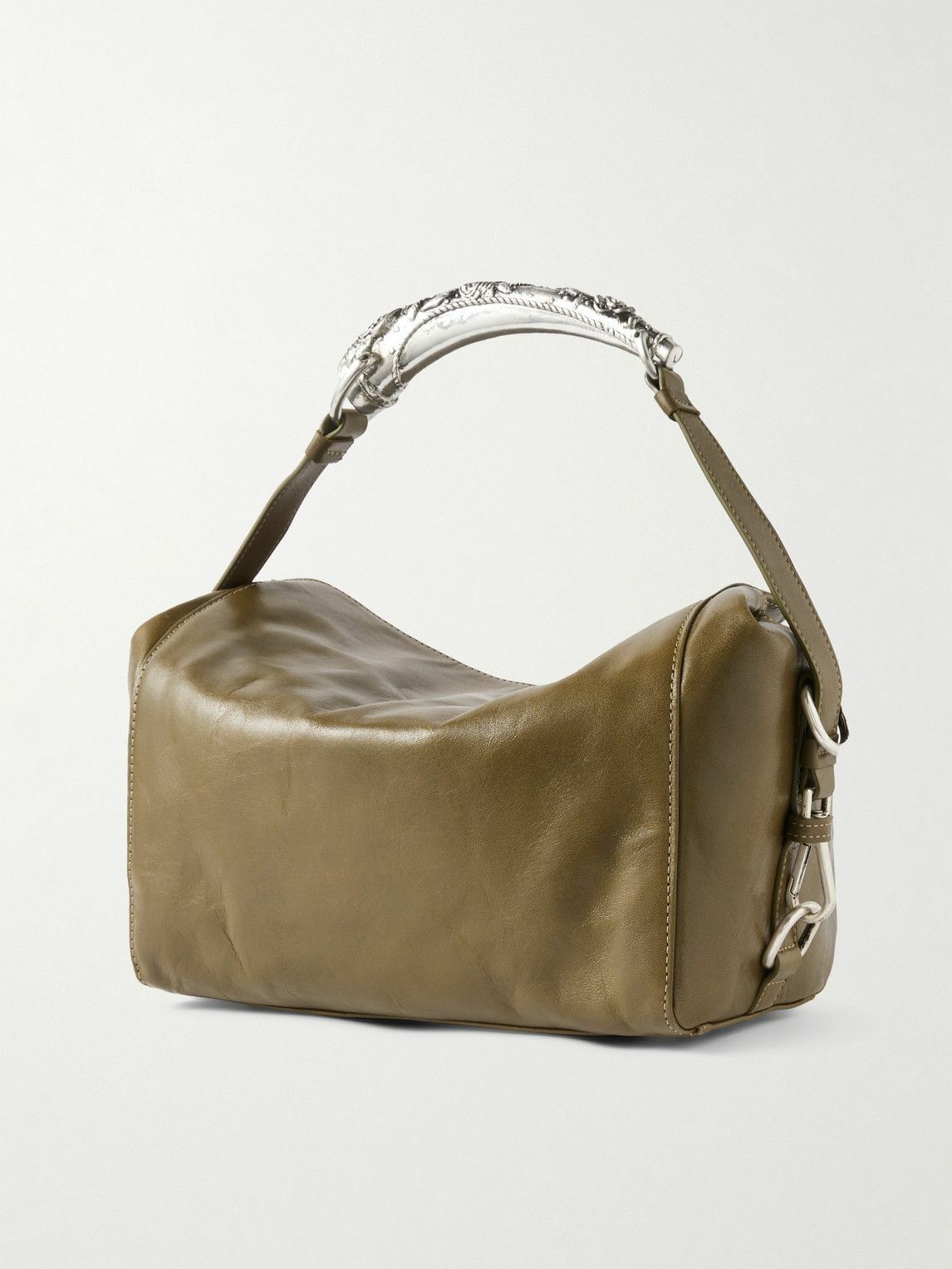 ENFANTS RICHES DEPRIMES レザー メッセンジャーバッグ Enfants Riches Déprimés - Small Leather and Silver-Tone