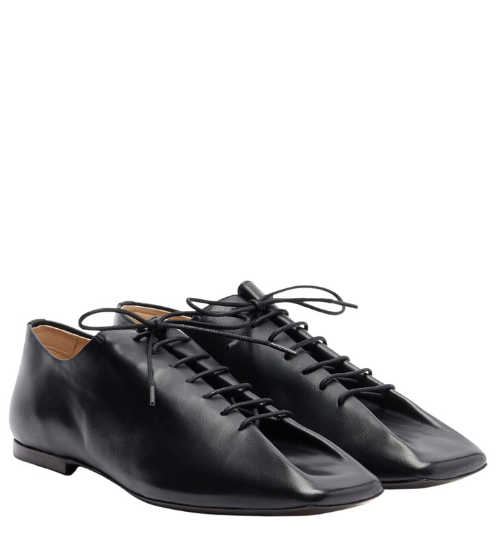 Photo: Lemaire Souris leather Derby shoes