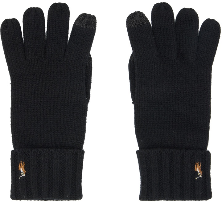 Photo: Polo Ralph Lauren Black Touch Gloves