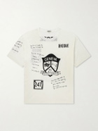 BODE - Camp Crest Printed Cotton-Jersey T-Shirt - Neutrals