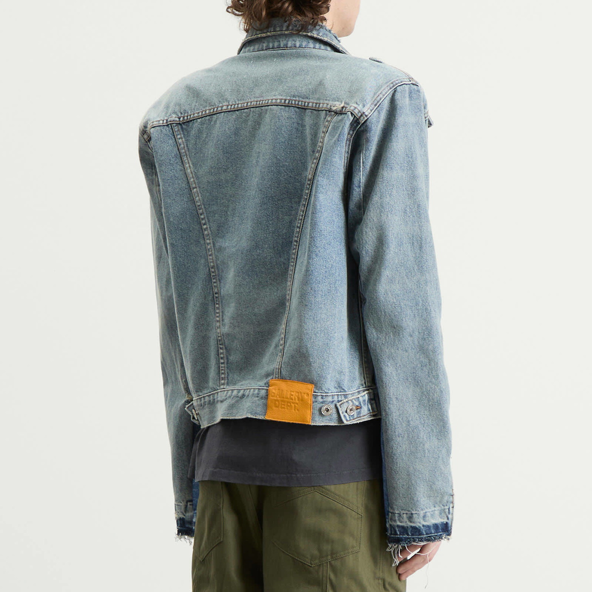 Gallery Dept Men's Ford Trucker Jacket in Lt Wash Indigo