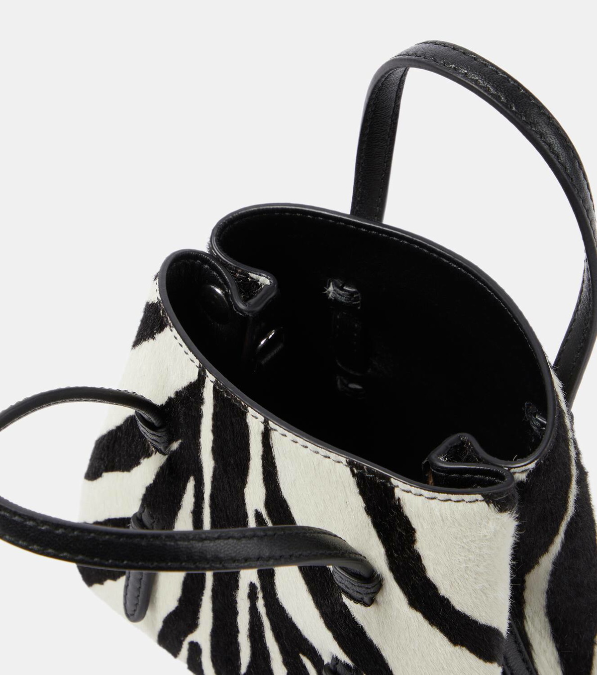 Alaïa Mina 16 micro calf hair tote bag ALAÏA