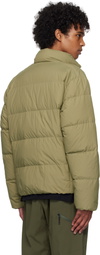 NANGA Khaki Mazeno Ridge Down Jacket