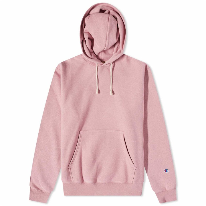 Photo: Champion Reverse Weave Men's Classic Hoody in Pink