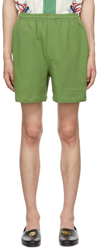 Photo: Bode Green Gym Rugby Shorts