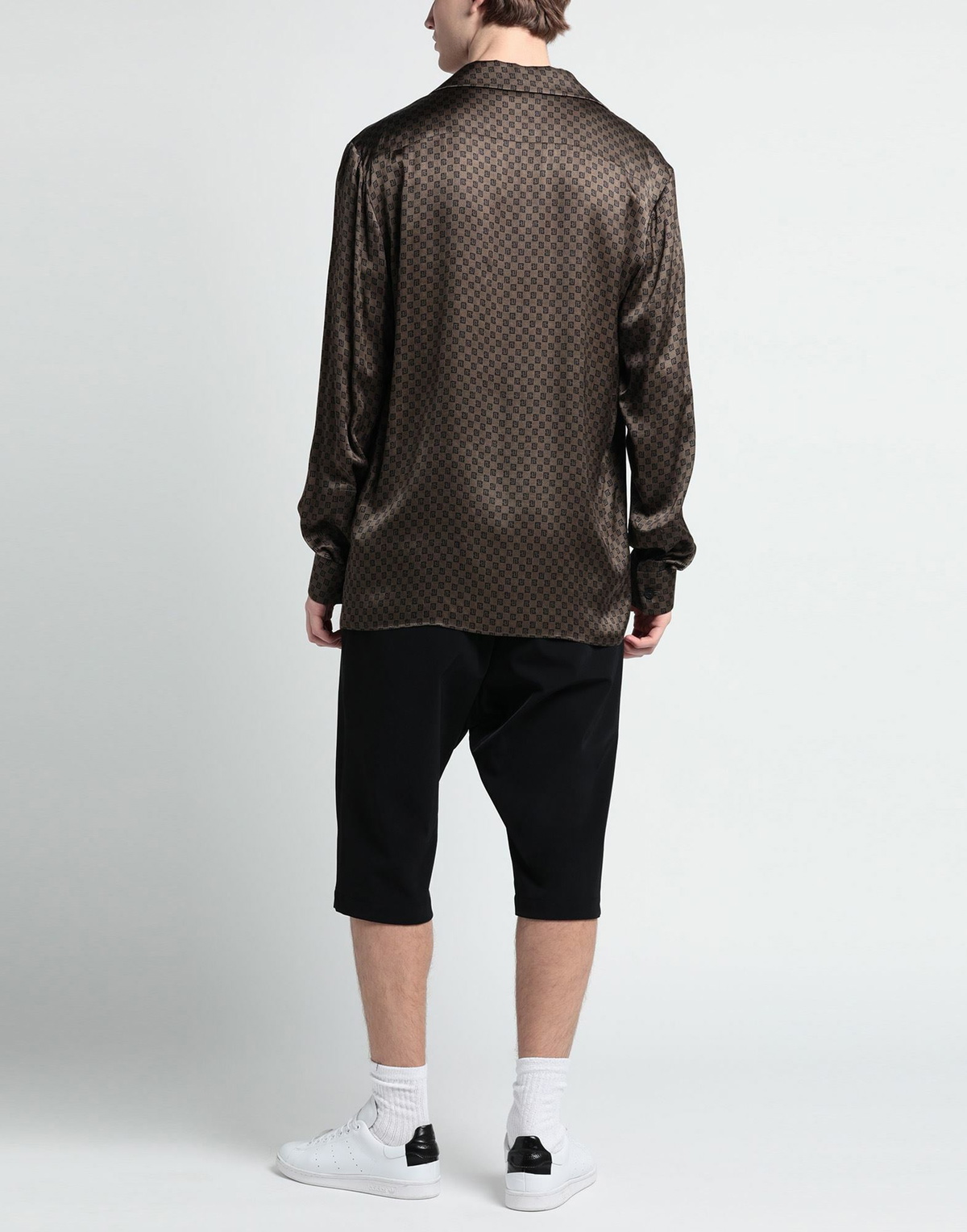 Balmain Mens Shirt Khaki