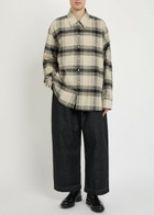 Studio Nicholson Single Pleat Wide-leg Jeans Black