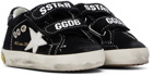 Golden Goose Baby Black Old School Sneakers