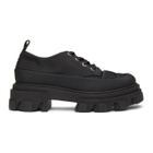GANNI Black Nylon Winter Hybrid Derbys