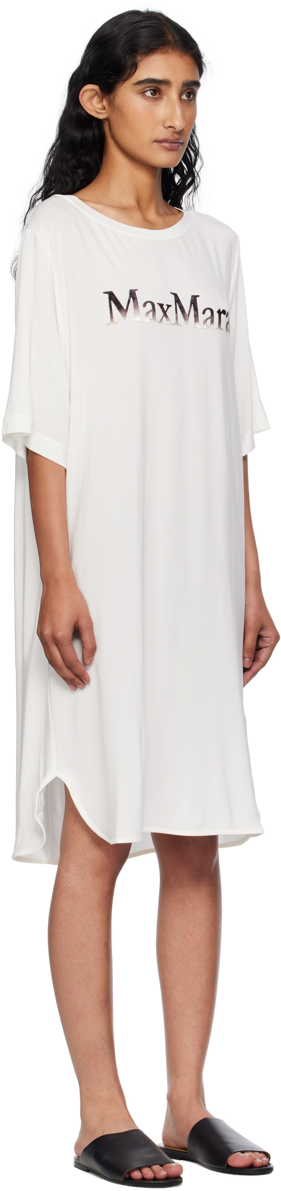 Max Mara White Luna Minidress