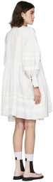 Cecilie Bahnsen White Amalie Wrap Dress