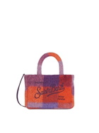 MC2 Saint Barth Soft Wooly Clarine Handbag With Check Pattern