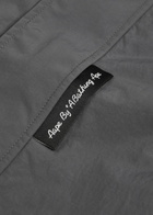Aape Colour-block Hooded Shell Jacket Grey