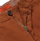 Barena - Rampin Stretch-Cotton Twill Trousers - Brown