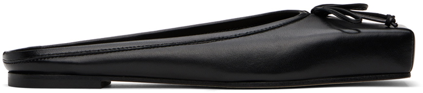 JACQUEMUS Black Le Chouchou 'Les mules plates Ballet' Ballerina Flats